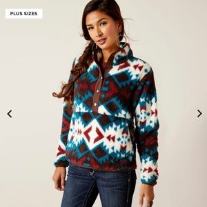 Ariat Berber Snap front sweatshirt size M, new without tags!